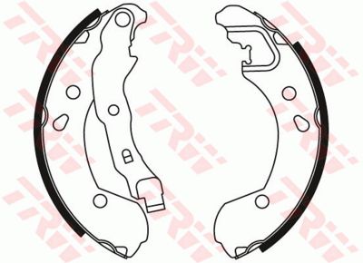 Колодки тормозные задние барабанные TRW GS8470