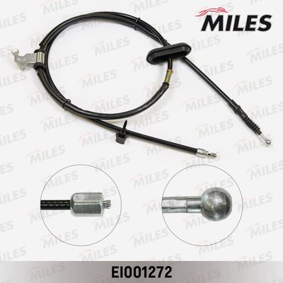 Трос стояночного тормоза левый Miles EI001272