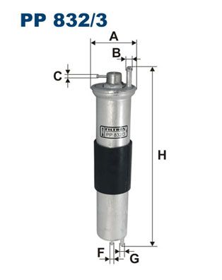 Фильтр топливный FILTRON PP8323