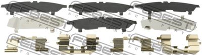 Комплект монтажный дисковых колодок FEBEST 0203B10RSF
