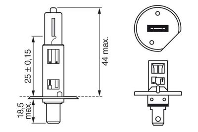 Лампа BOSCH 1987302411