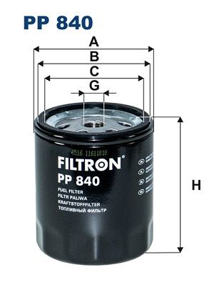 Фильтр топливный FILTRON PP840