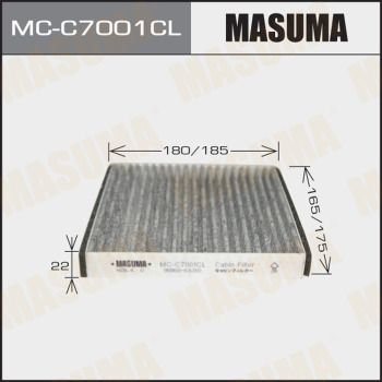 Фильтр салона угольный Masuma MCC7001CL