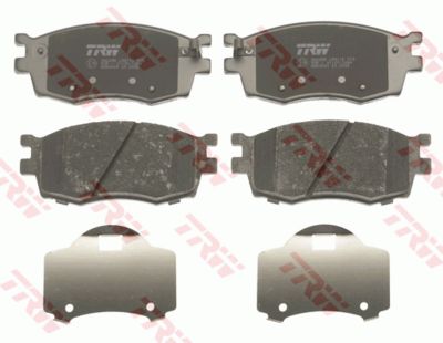 Колодки тормозные передние TRW GDB3420