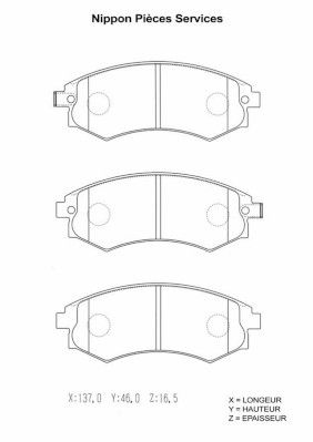 Колодки тормозные передние Mando MPH04