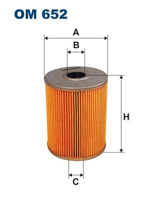 Фильтр масляный FILTRON OM652
