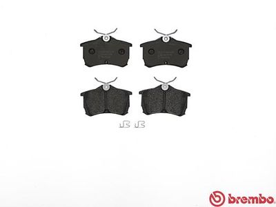 Колодки тормозные дисковые задние BREMBO P28030
