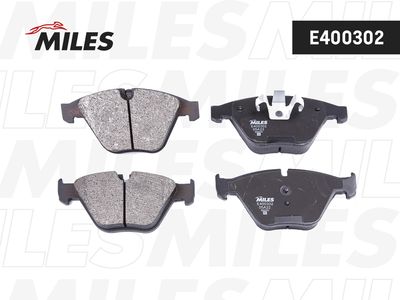 Колодки тормозные передние Miles E400302