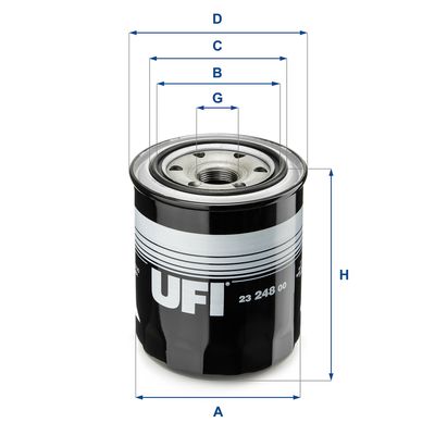 Фильтр масляный UFI 2324800