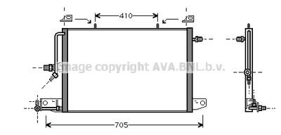 Радиатор кондиционера AVA AI5117