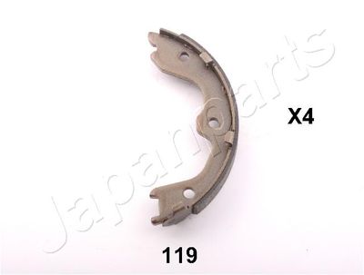 Колодки барабанный стояночного тормоза JAPANPARTS GF119AF