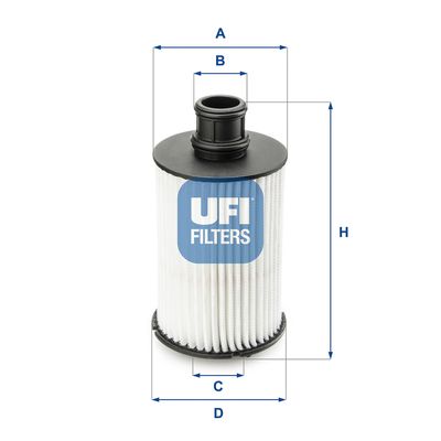 Фильтр масляный UFI 2507302