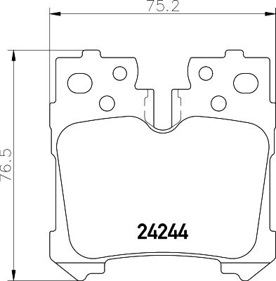 Колодки тормозные задние Nisshinbo NP1080