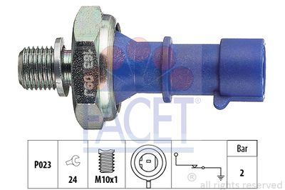 Датчик давления масла FACET 70163