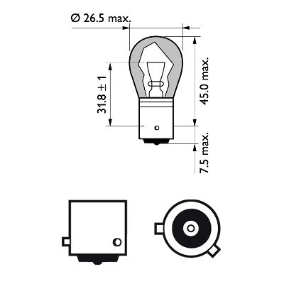 Лампа PHILIPS 12496NACP
