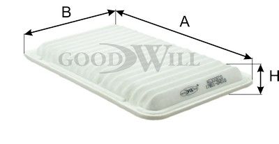 Фильтр воздушный BIG FILTER GB9561