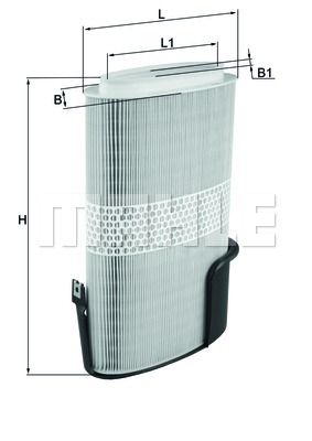 Фильтр воздушный MAHLE LX10096