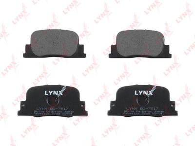 Колодки тормозные задние LYNXauto BD7517