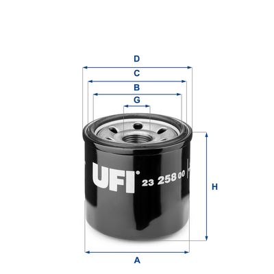 Фильтр масляный UFI 2325800