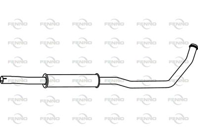 Глушитель задняя часть POLMOSTROW 2558