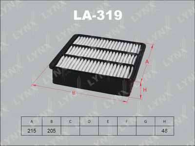 Фильтр воздушный LYNXauto LA319