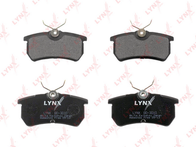 Колодки тормозные задние LYNXauto BD3010