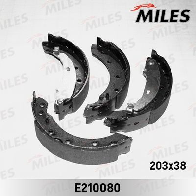 Колодки тормозные барабанные Miles E210080
