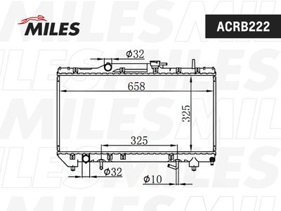 Радиатор Miles ACRB222