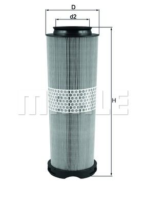 Фильтр воздушный MAHLE LX1020