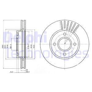 Диск тормозной DELPHI BG2699
