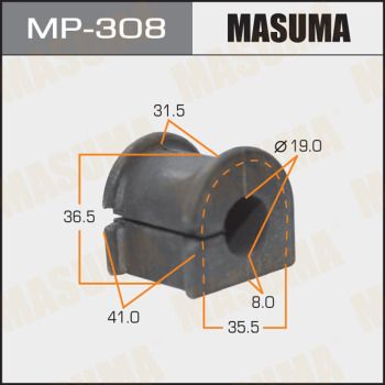 Втулка стабилизатора переднего Masuma MP308