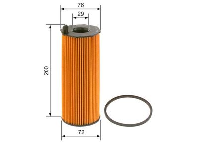 Фильтр масляный BOSCH F026407002
