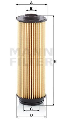 Фильтр масляный MANN-FILTER HU6022Z