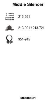 Глушитель средняя часть POLMOSTROW 04237