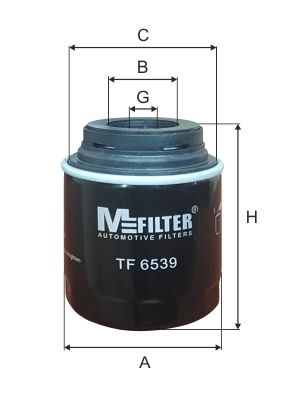 Фильтр масляный M-Filter TF6539