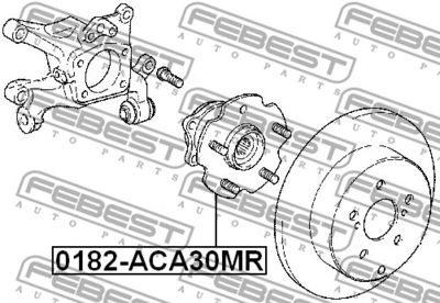 Ступица задняя TATSUMI TDE5061