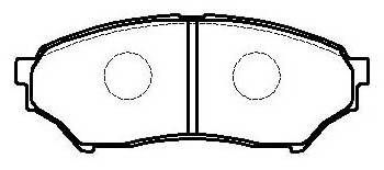 Колодки тормозные дисковые HSB HP8306