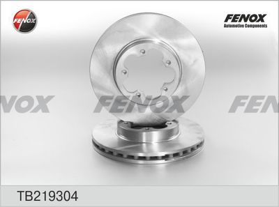 Диск тормозной передний FENOX TB219304