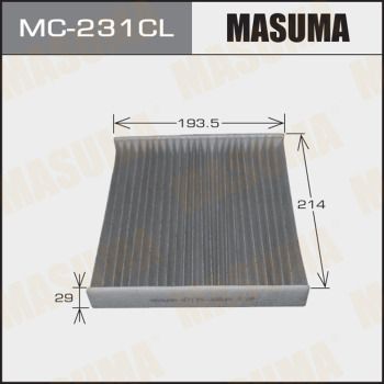 Фильтр салона угольный Masuma MC231CL