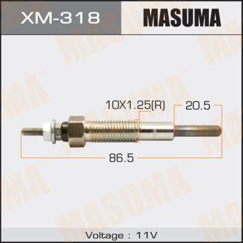 Свеча накаливания Masuma XM318