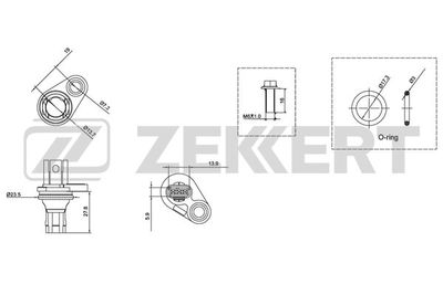 Датчик положения коленвала Zekkert SE4015