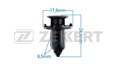 Клипса крепежная Zekkert BE2693