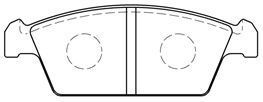 Колодки тормозные дисковые PMC PKC001