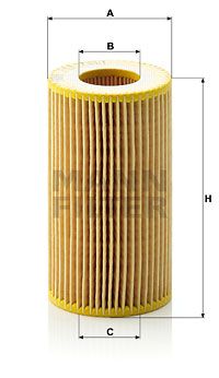 Фильтр масляный MANN-FILTER HU7181K