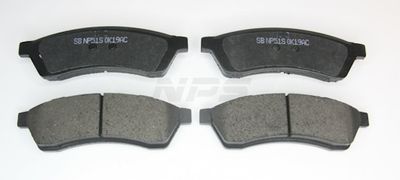 Колодки тормозные задние Mando MPD23