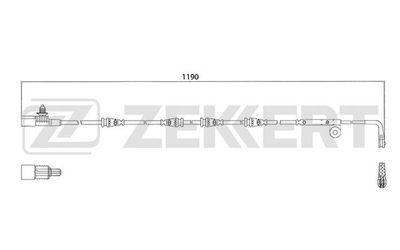 Датчик износа тормозных колодок Zekkert BS8051