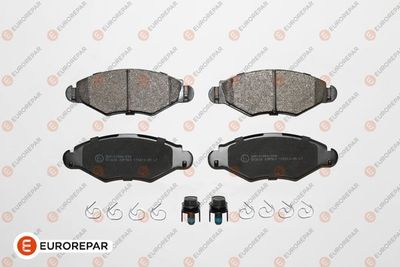 Колодки тормозные передние EUROREPAR 1617254880