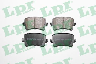 Колодки тормозные дисковые LPR 05P1390
