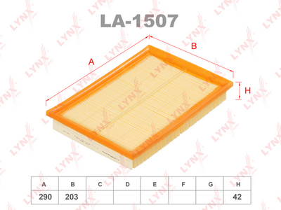 Фильтр воздушный LYNXauto LA1507