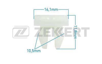 Клипса крепежная Zekkert BE2380